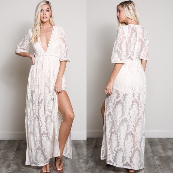 Dresses & Skirts - 'Angelica' Lace Maxi Dress